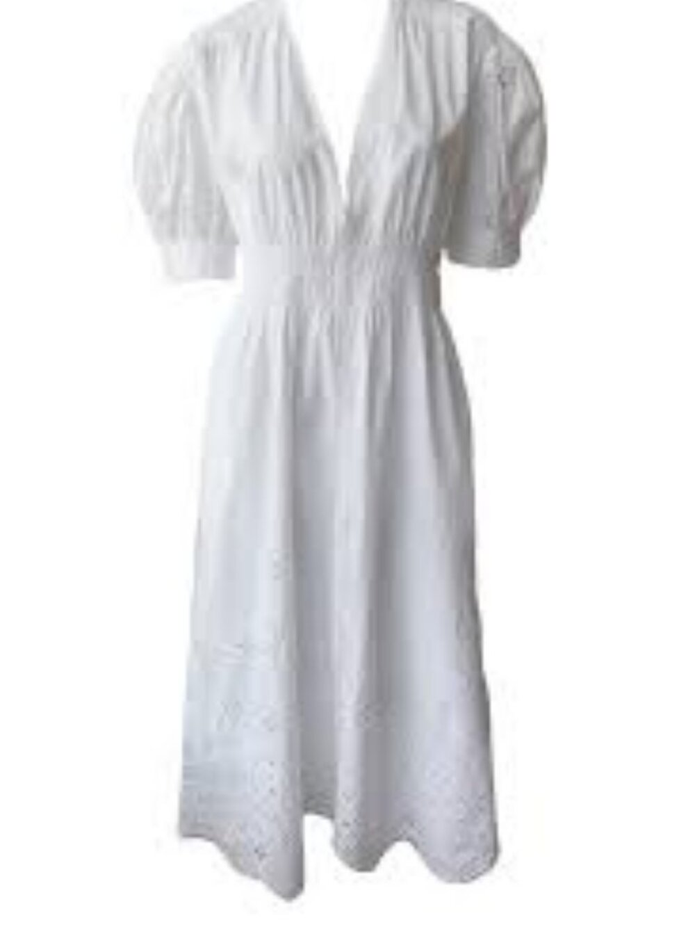 51 - NWT GANNI BRODERIE ANGLAISE MIDI DRESS - Picture 6 of 7